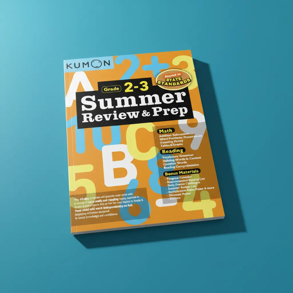 Libro Kumon Preparacion Matematicas Y Lectura Grado 2-3