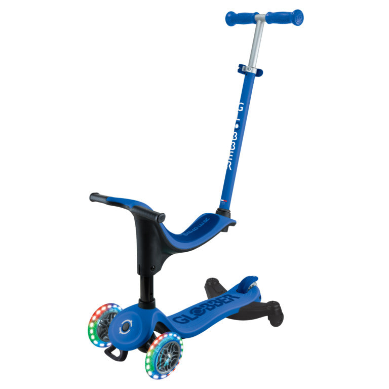 Patineta Evolutivo Globber 3 En 1 Azul Para Niños