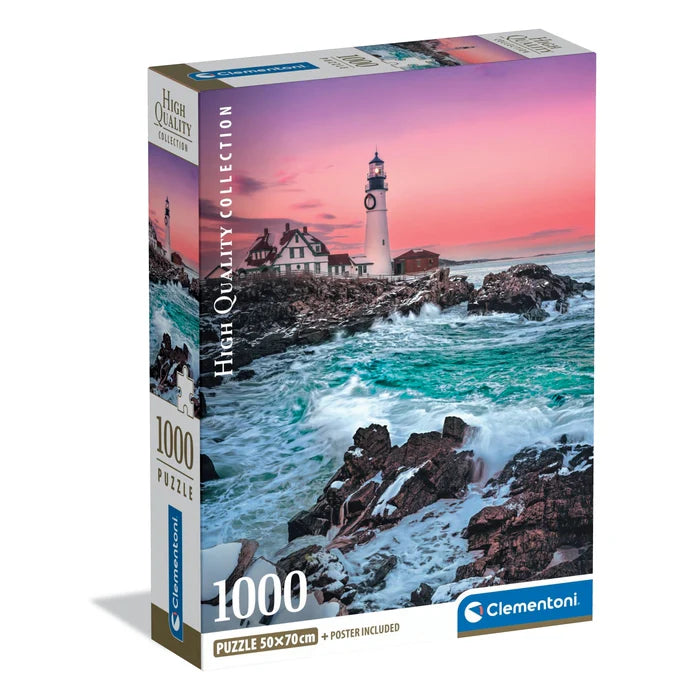 Rompecabezas 1000 Piezas Faro Junto Al Mar Clementoni