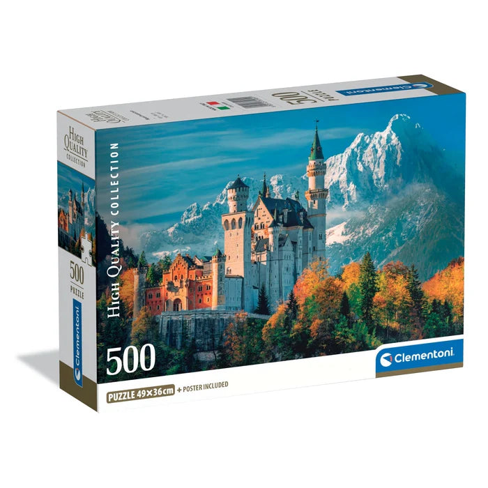 Rompecabezas 500 Piezas Castillo Neuschwanstein Clementoni