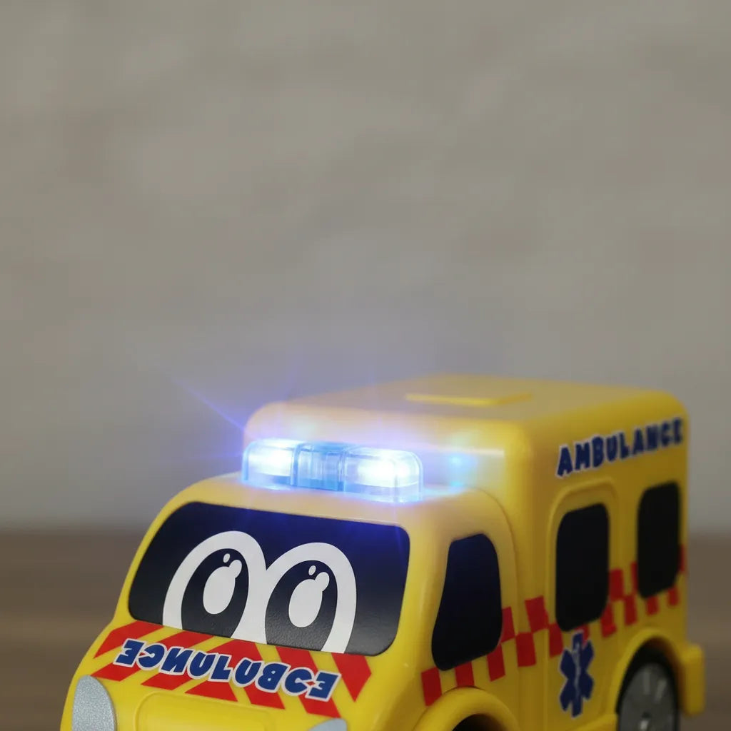 Ambulancia con luces y sonidos para niños