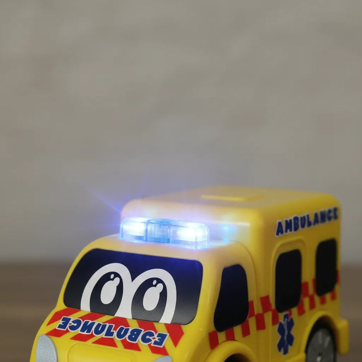 Ambulancia con luces y sonidos para niños
