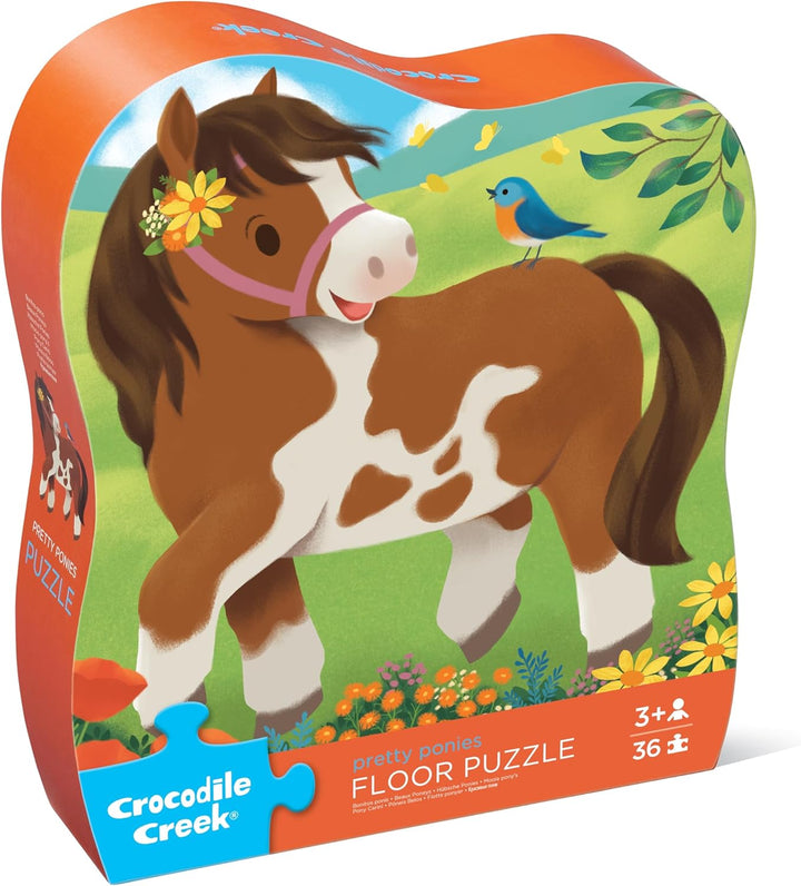 Rompecabezas Ponis Bonitos 36 Piezas Grandes Para Niños