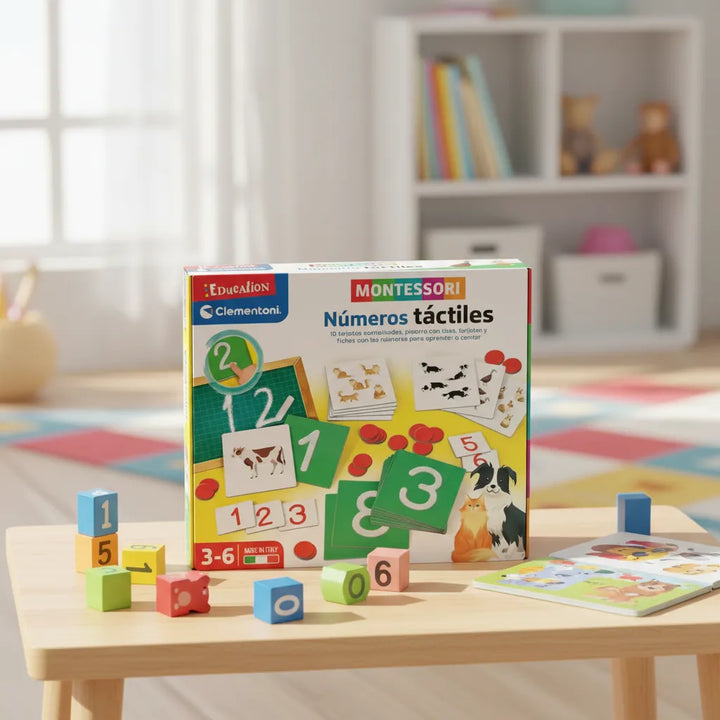 Juego Didáctico Números Táctiles Para Niños