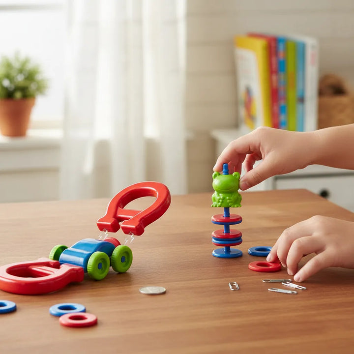 Juego De Experimento Ciencia Divertida Con Imanes Para Niños