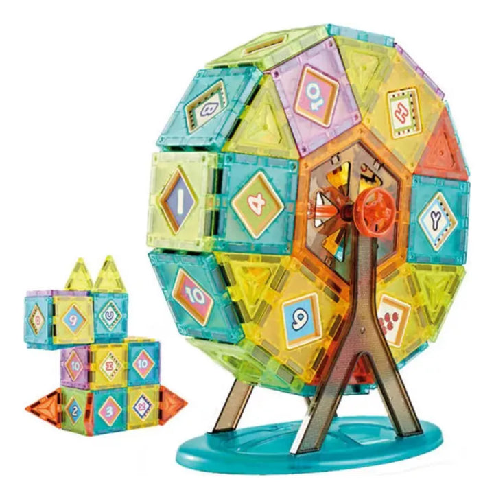 Juego Construcción Magnético Ruleta 70 Piezas
