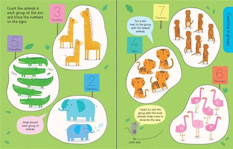 Libro Infantil  Aprendizaje Actividades Borrable Niños
