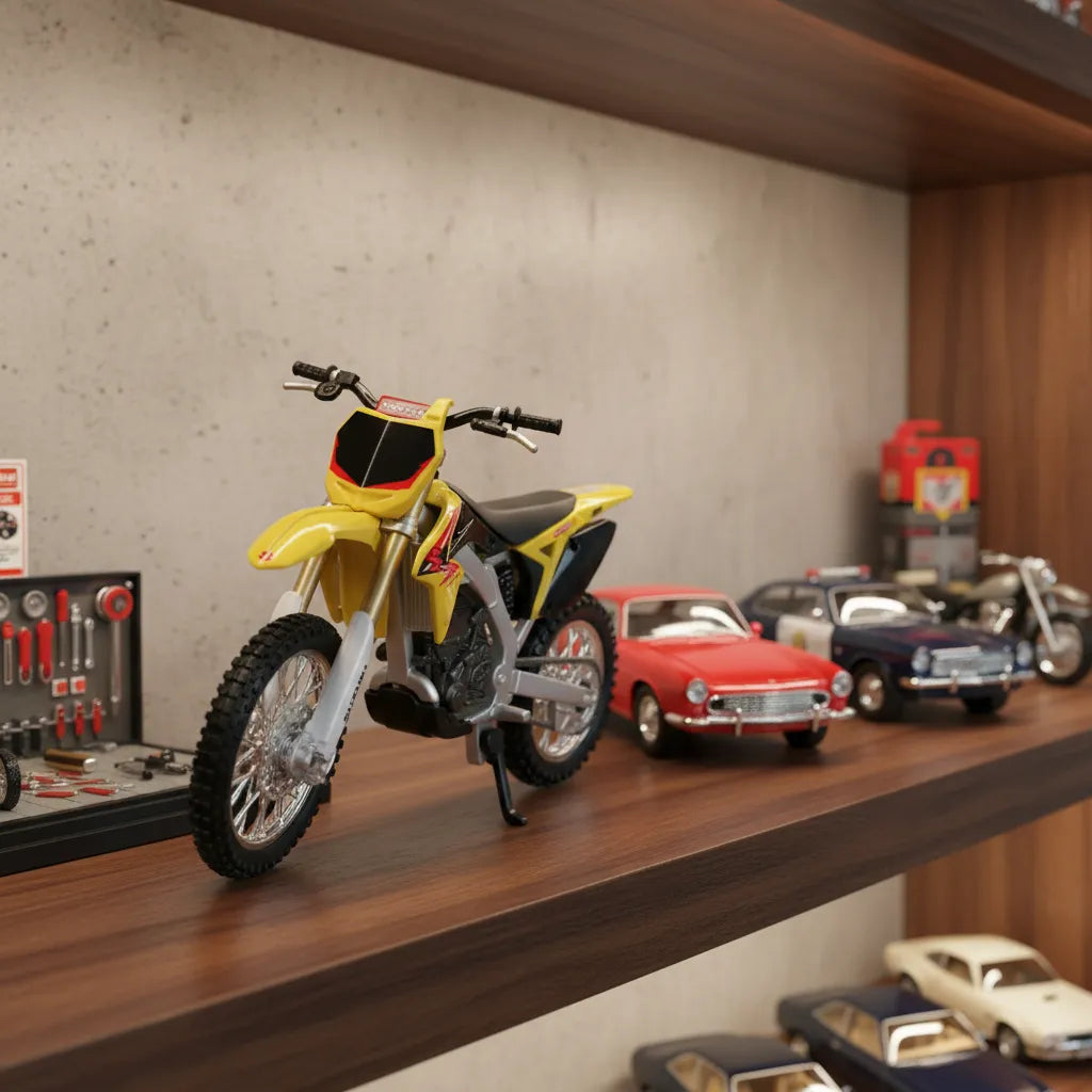 Moto Suzuki Rmz 450 1/18 Die Cast Bburago