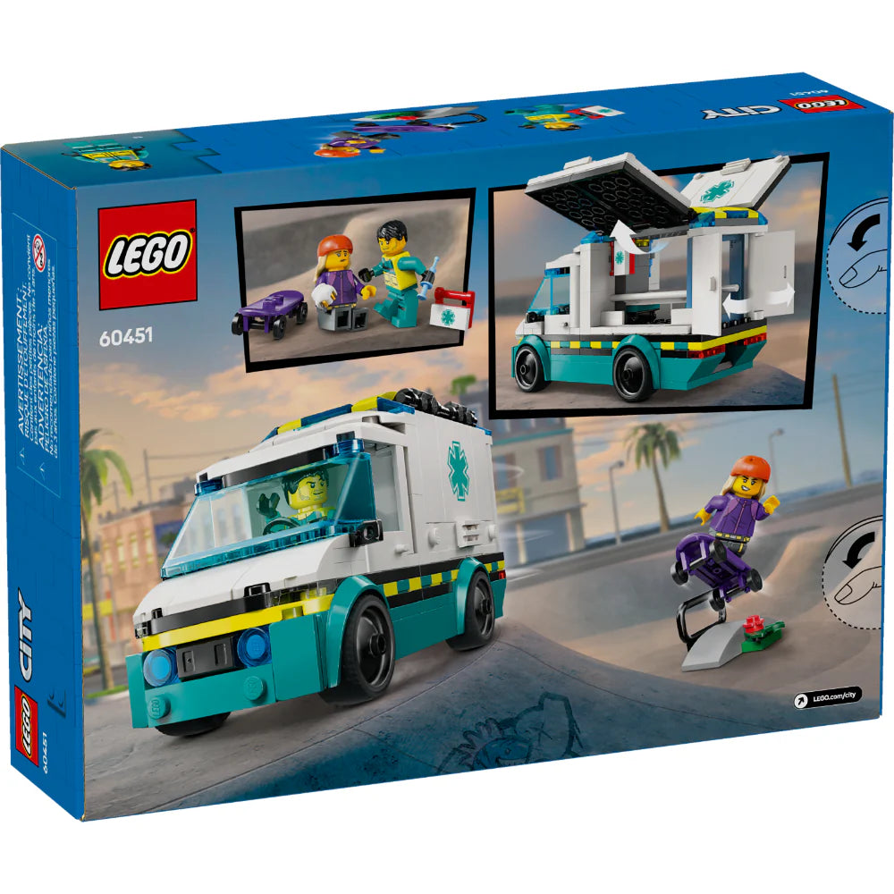 Juego Lego 184 Ambulancia Para Niños
