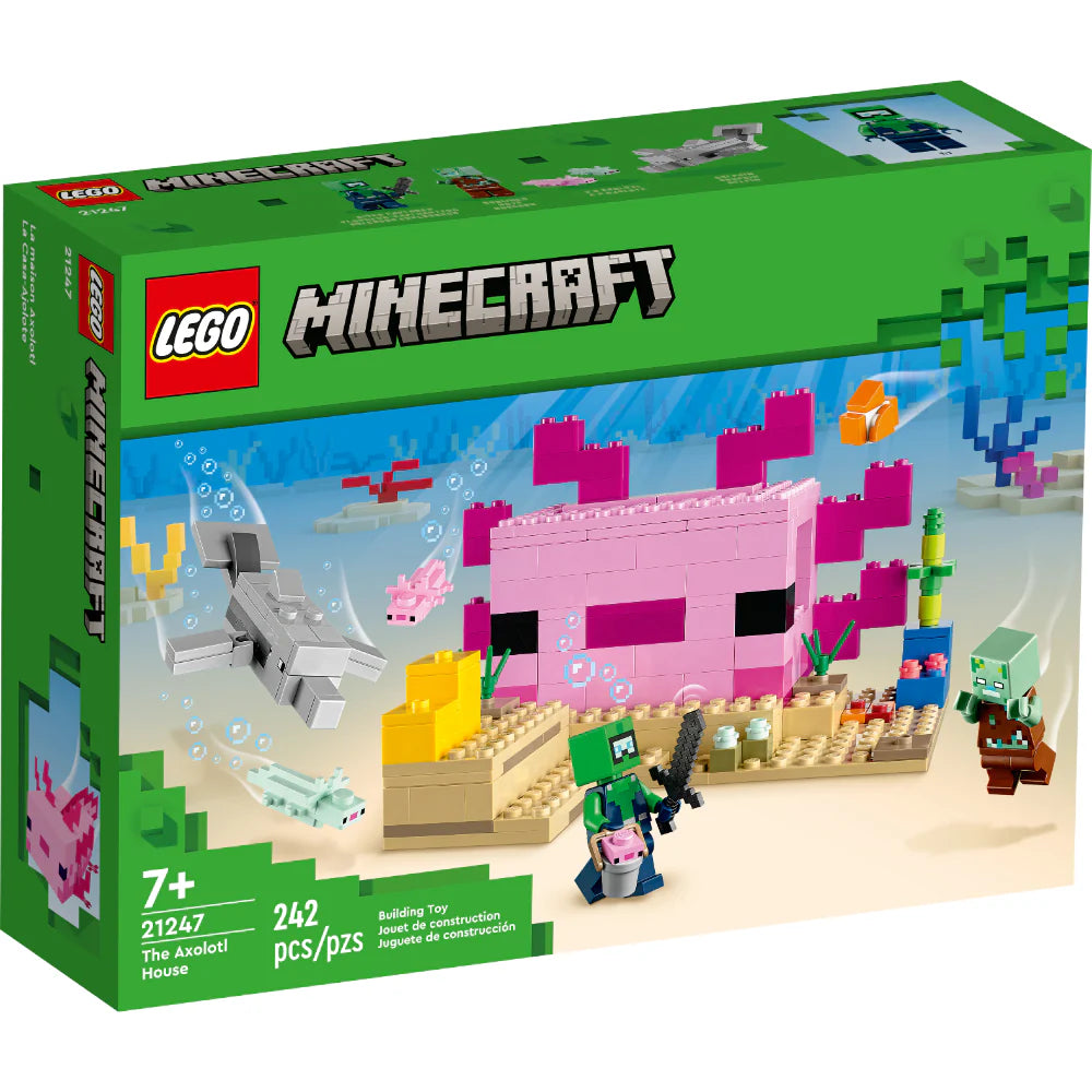 Juego Lego 242 Piezas Minecraft Para Niños