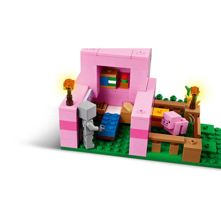 Juego Construcción Minecraft La Casa Del Cerdito