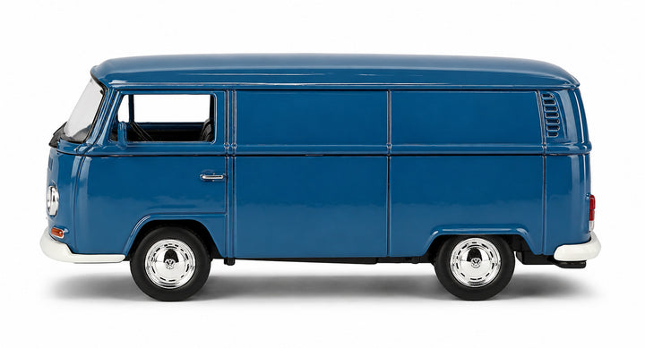 Carro A Escala 1:36 Volkswagen Type 2 Panel Van 1971 Azul