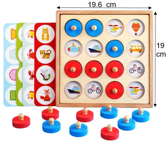 Juego Didáctico De Memoria Para Niños