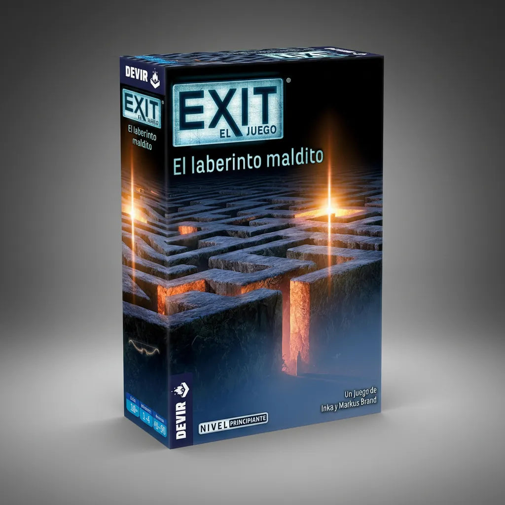 Juego De Mesa Exit El Laberinto Maldito Niños Adultos