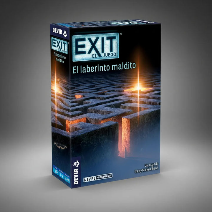 Juego De Mesa Exit El Laberinto Maldito Niños Adultos
