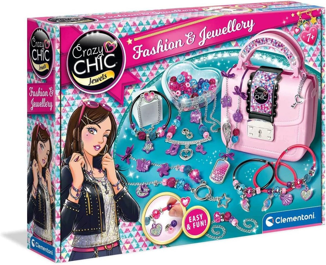 Set De Joyas Con Bolso De Mano Niñas