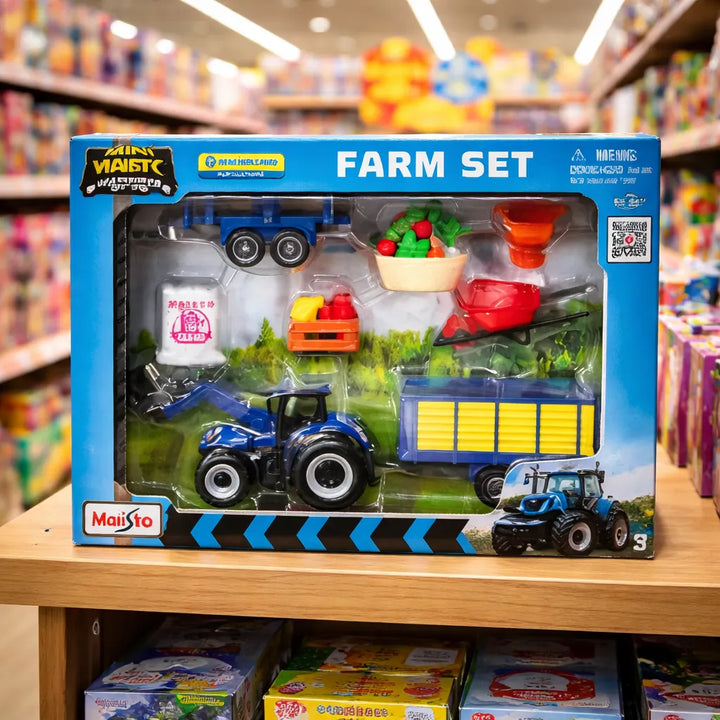 Set De Granja Y Maquinas Diecast Maisto