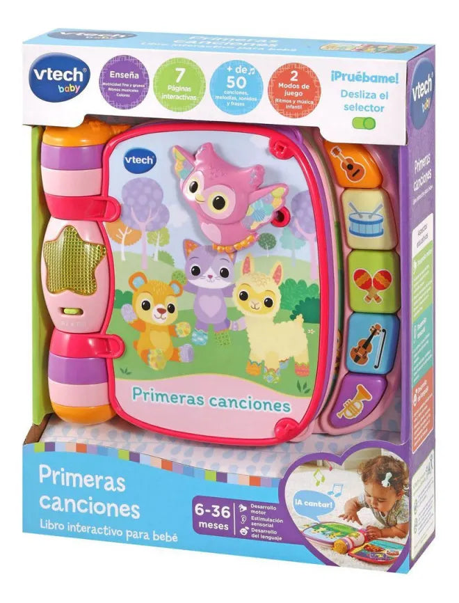 Juguete Libro Primeras Canciones Para Bebés
