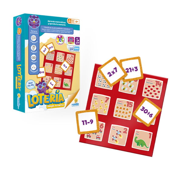 Juego Didactico Loteria Matematicas Ronda