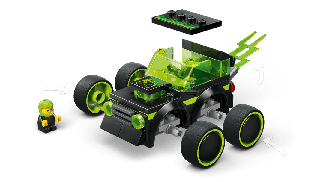 Juego Construcción Cargador Frontal 61 Piezas Para Niños