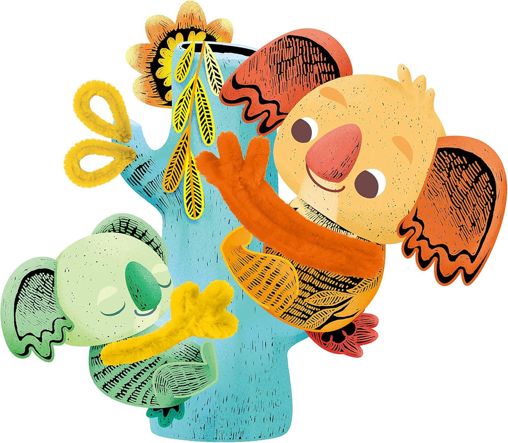 Juego Rasca Y Colorea Koalas  Para Niños