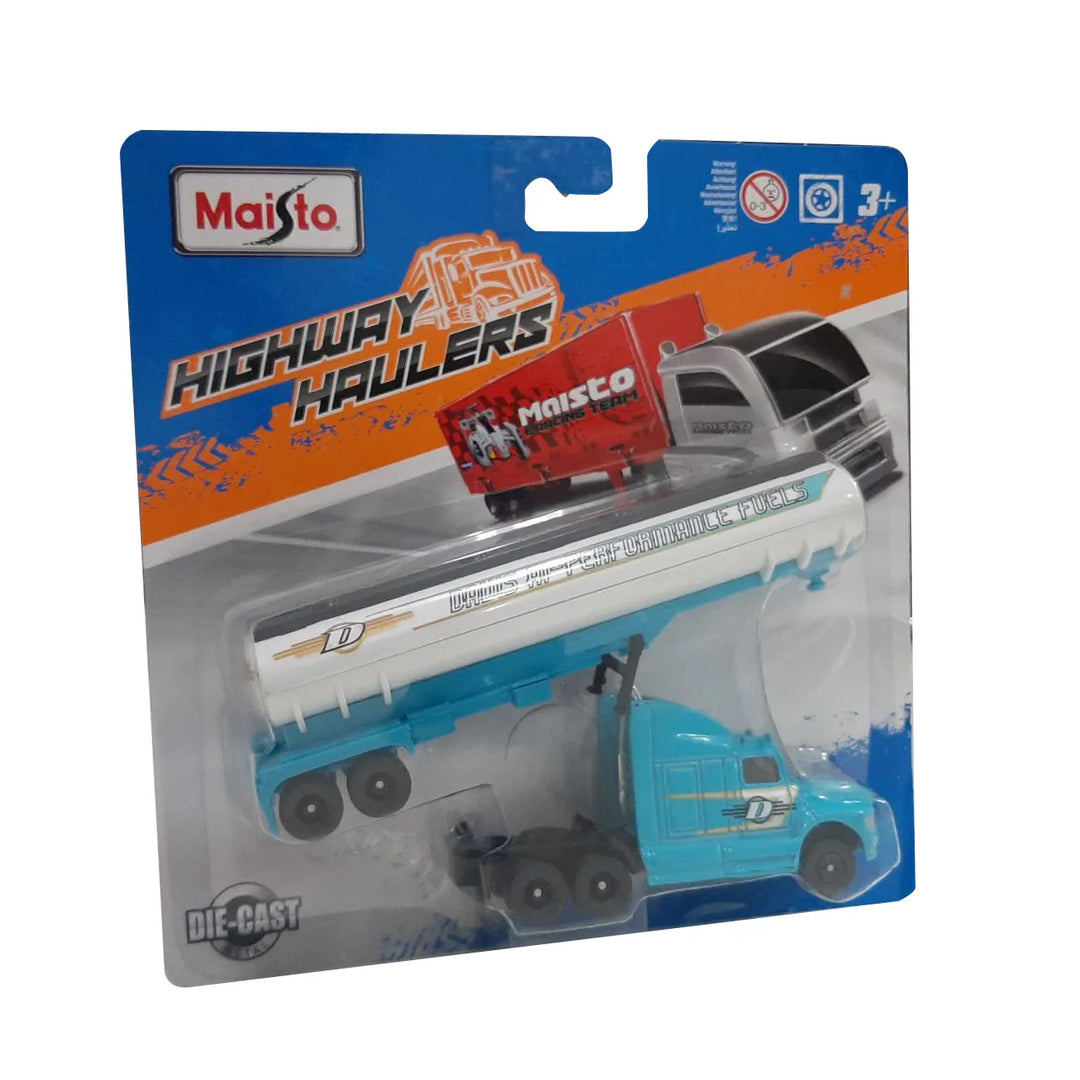 Camión Highway Haulers Cisterna Escala 1:18 Maisto