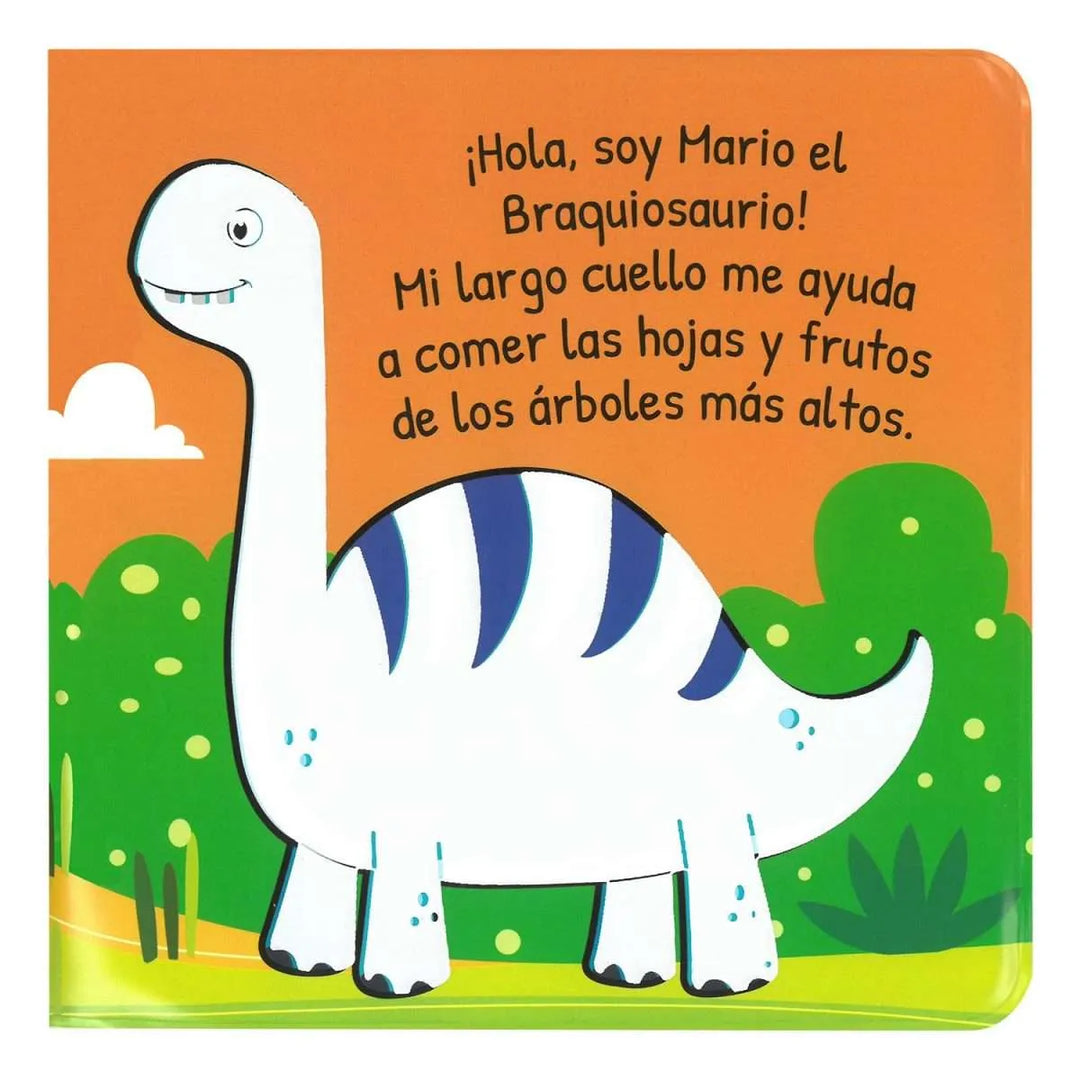 Libro Ilustrado Hora Del Baño Dinosaurios Para Niños