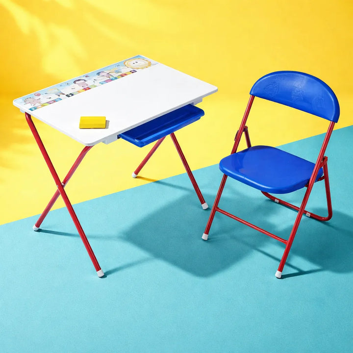 Juego Set Kinder Tablero Con Silla Y Accesorios Para Niños