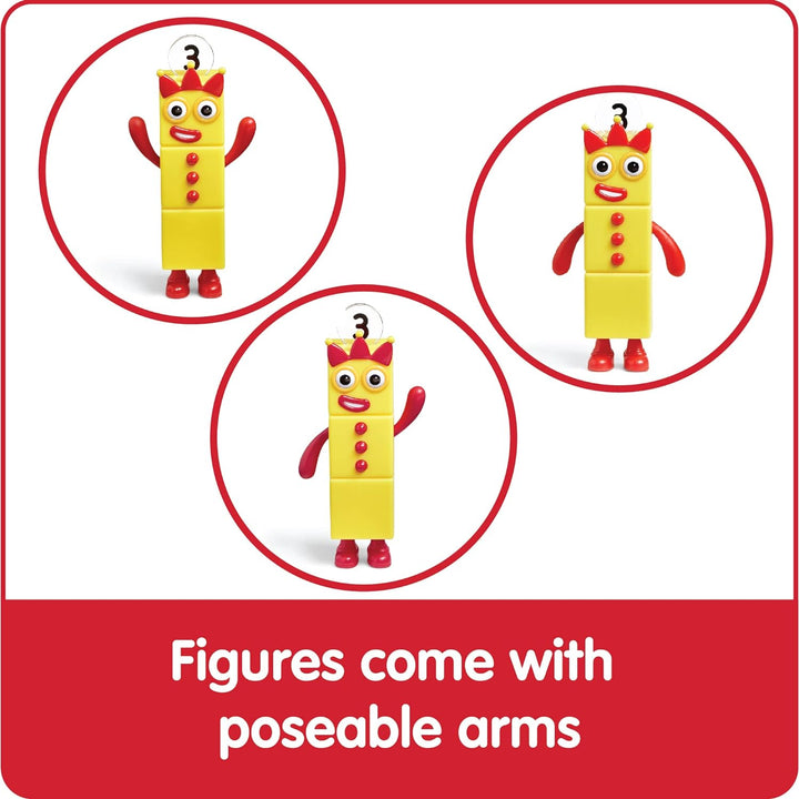 Juego Set Figuras  Numberblocks 1 A 5 Para Niños