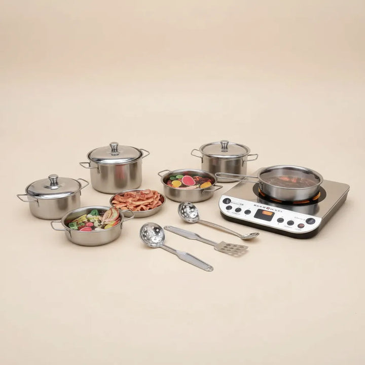 Set  De Chef Cocina Luces Y Sonido Para Niños