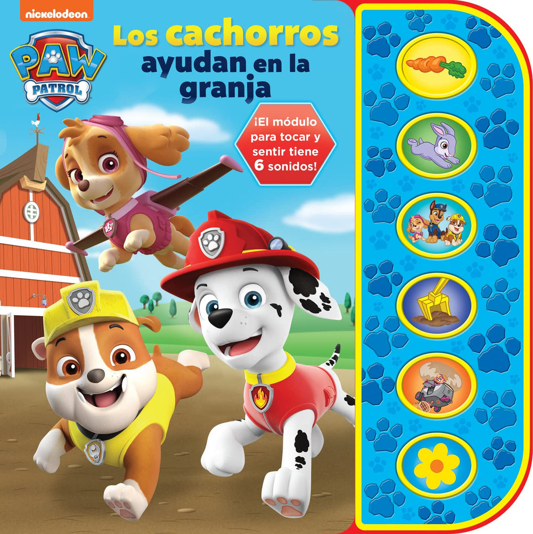 Libro Interactivo  Paw Patrol Con Sonido Para Niños