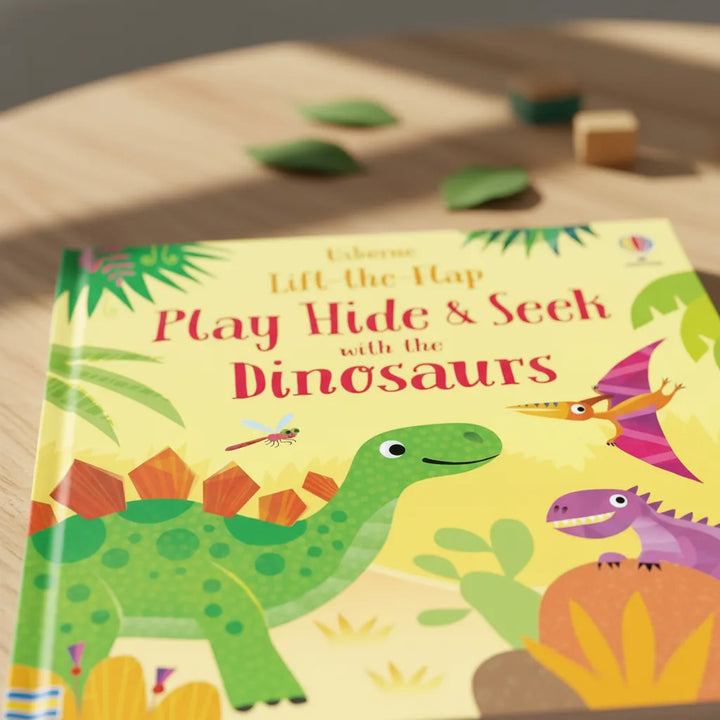 Libro Didáctico Escondite Con Los Dinosaurios Para Niños