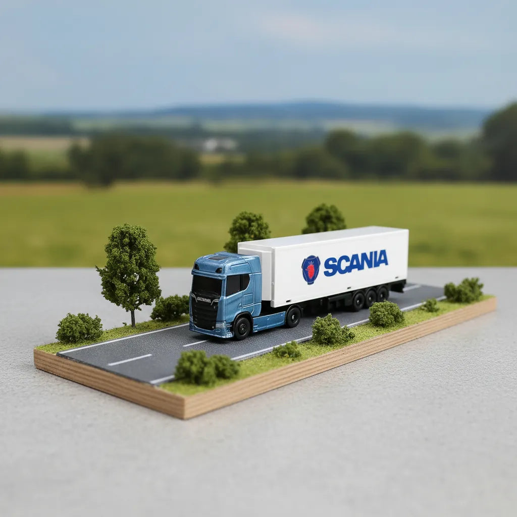 Camión a escala Contenedor Scania Maisto