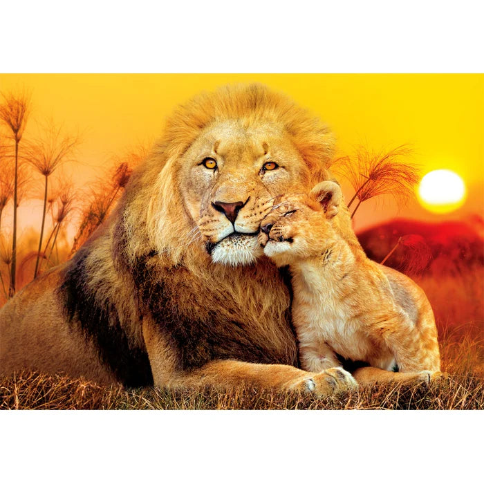 Rompecabezas 180 Piezas Leones Para Niños