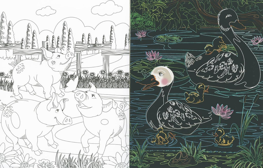 Libro Animales De La Granja Raspa Y Descubre Para Niños