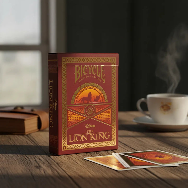 Barajas Cartas Bicycle Rey León Naipes Magia