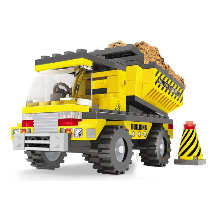 Set De Bloques Camión De Obras 115 Piezas Niños