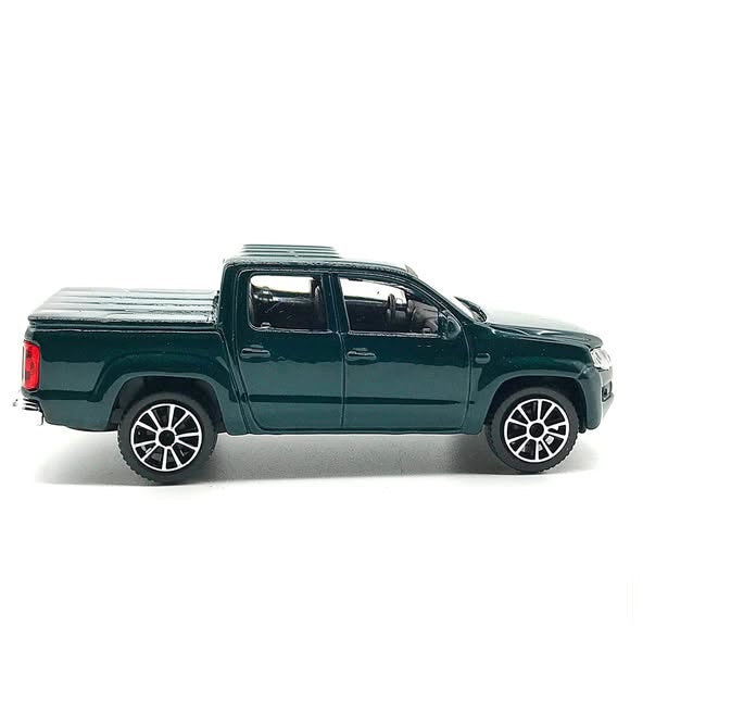 Carro A Escala 1/36 Bburago Vokswagen Amarok Verde