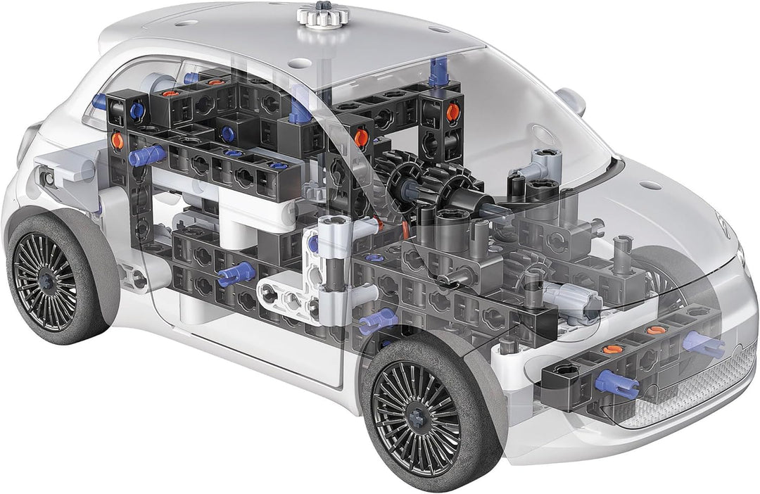 Juego Construcción Auto Fiat 500 Para Niños