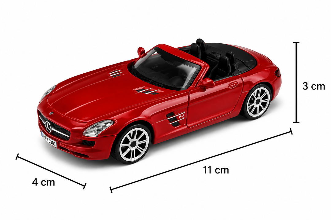 Carro A Escala 1:43 Mercedes- Benz Sls Amg Roadmaster Rojo