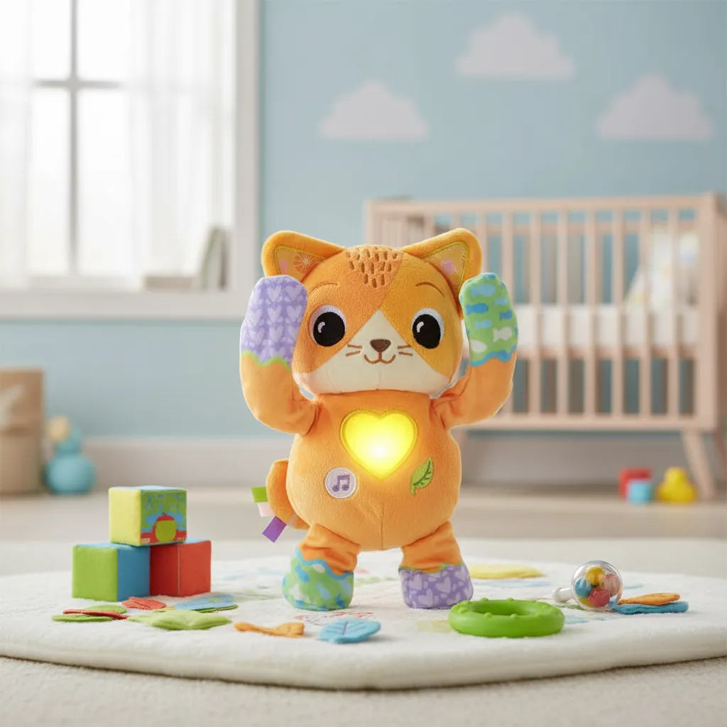 Juguete Gatito Sonidos Musical Para Bebés