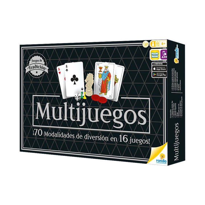Juego De Mesa Multijuegos 16 Juegos Para Niños Familiar