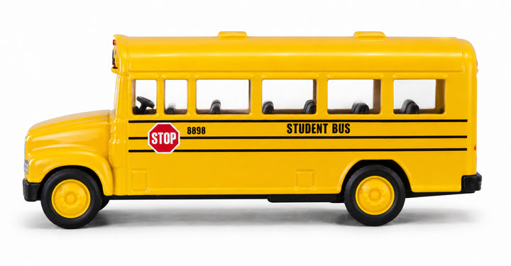 Carro Coleccionable A Escala 1/36 School Bus Amarillo