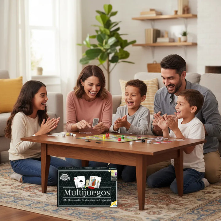 Juego De Mesa Multijuegos 16 Juegos Para Niños Familiar