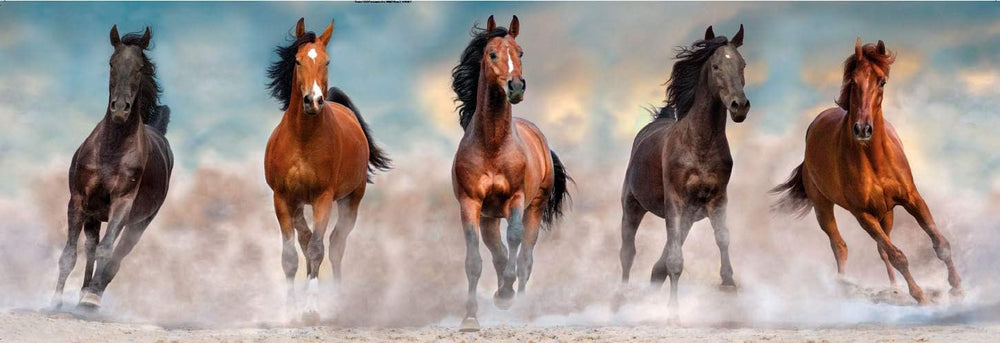 Rompecabezas Adultos 1000 Piezas Paisaje Caballos