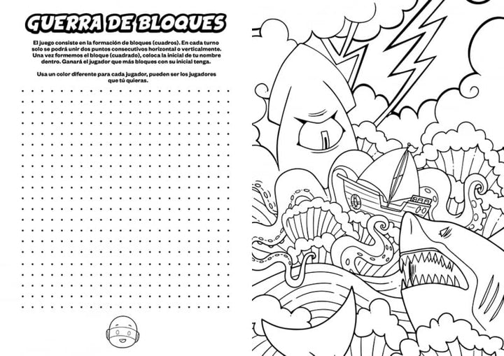 Libro Para Colorear Y Actividades Invictor Y Mayo Niños