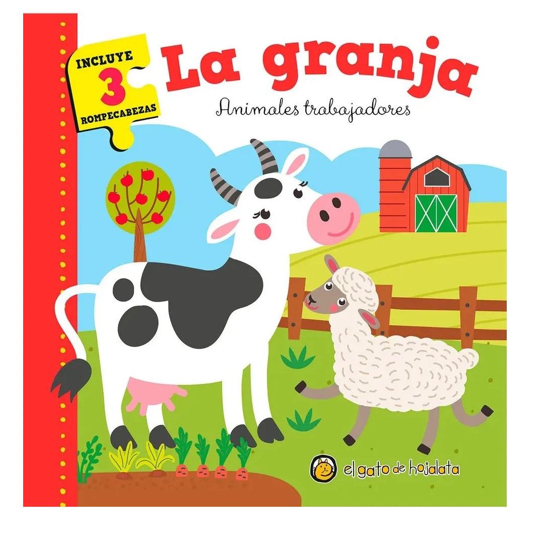 Libro La Granja Con Rompecabezas Para Niños