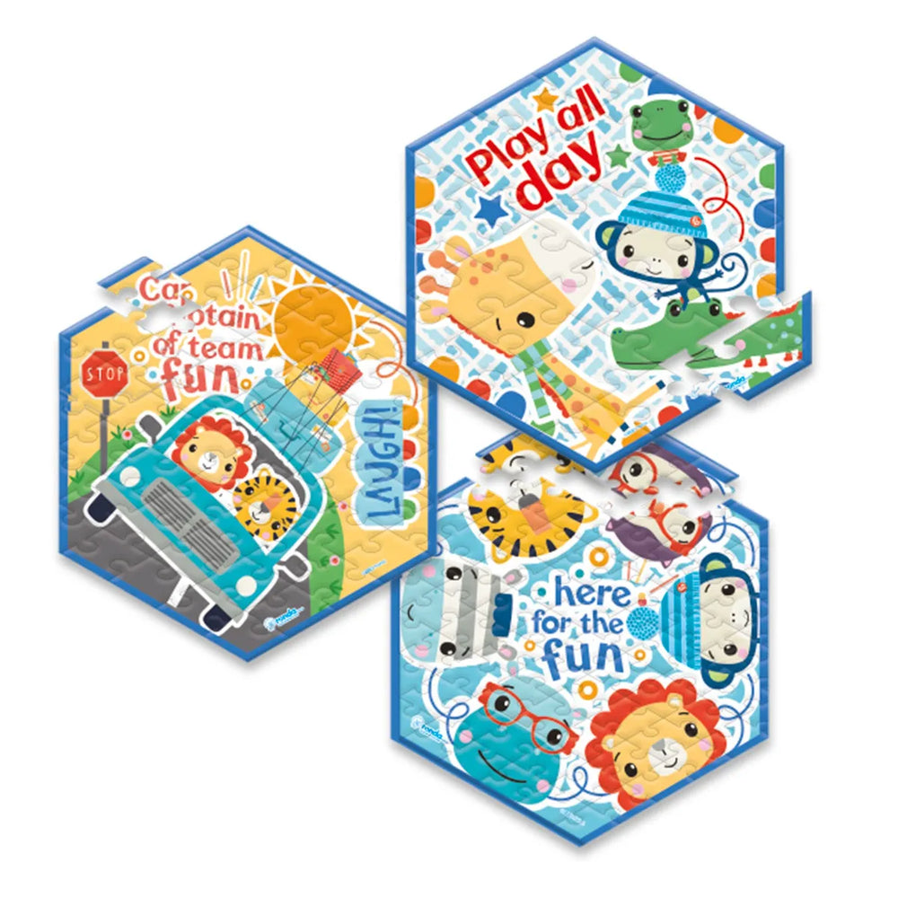 Rompecabezas Progresivo Fisher Price 30 52 Y 80 Piezas Niños