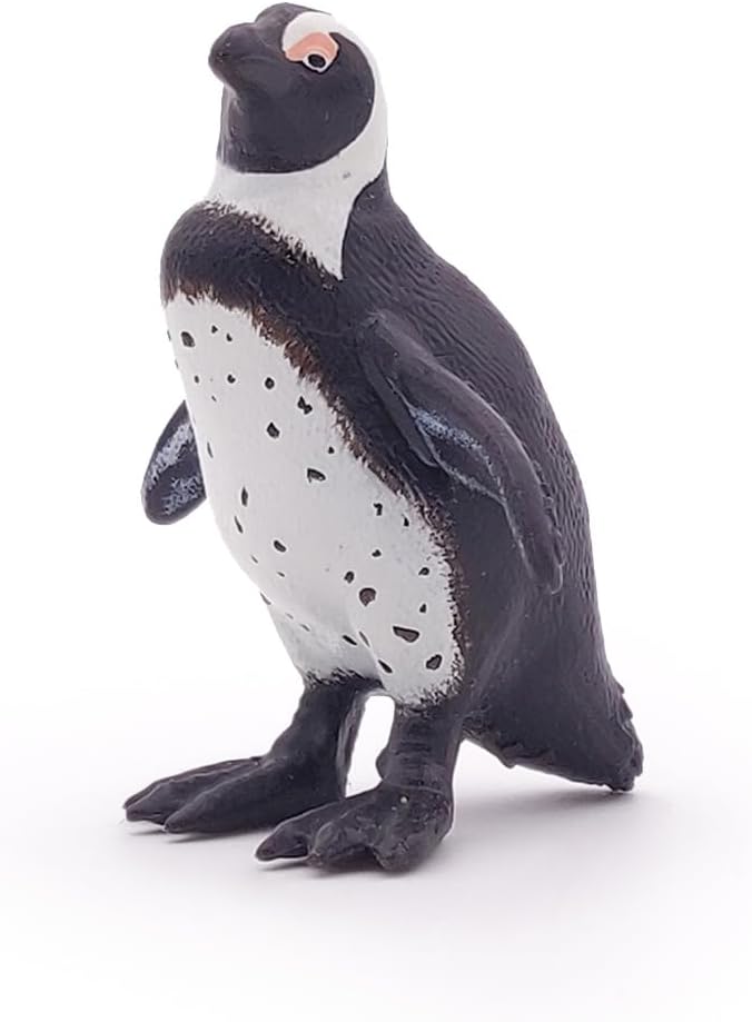 Figura Coleccionable Pingüino Del Cabo Papo Pintada A Mano