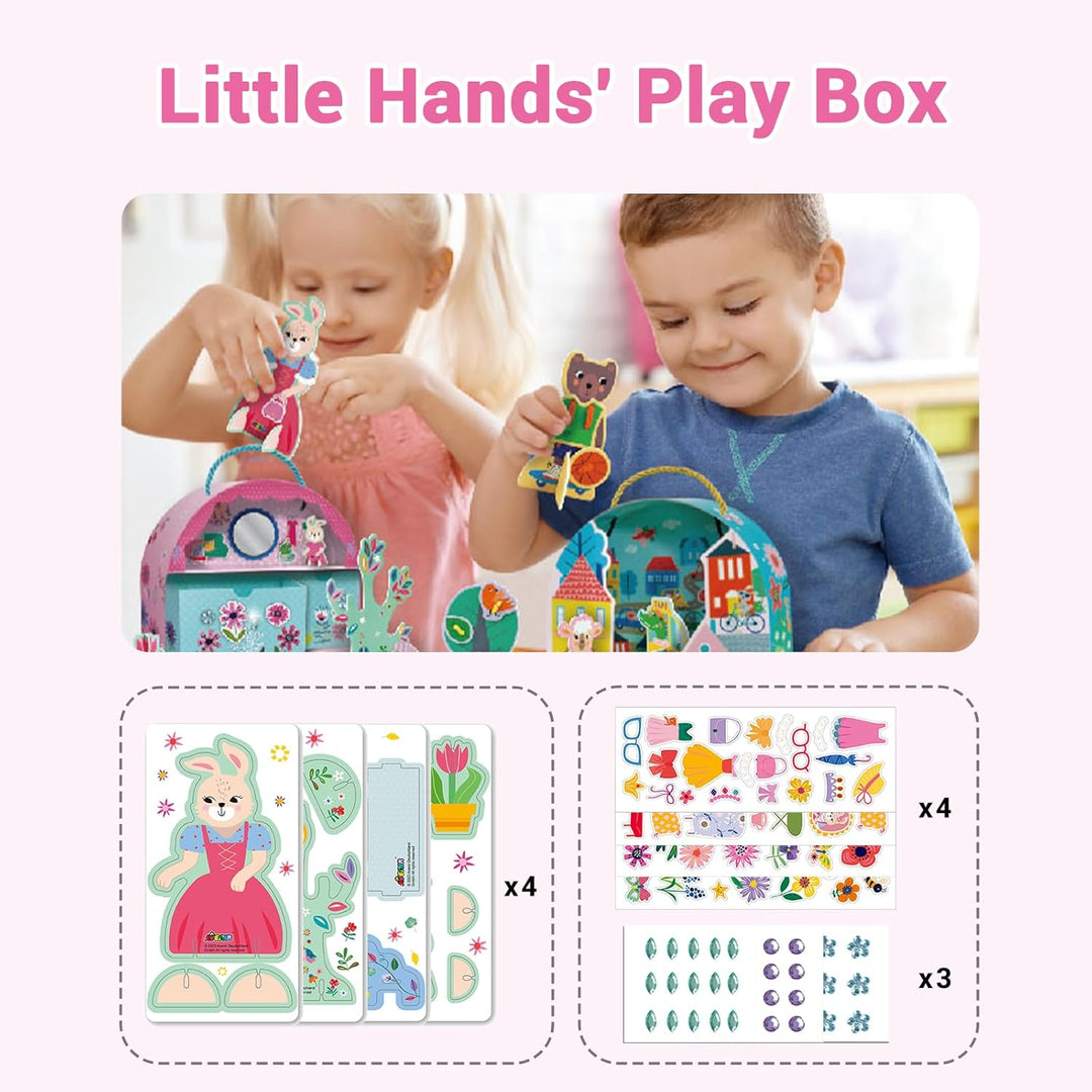 Juego Caja Creativa Manualidades 3d Para Niños